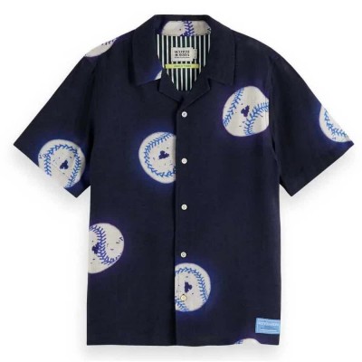 риза,с,къс,ръкав,детски,ризи,scotch,&,soda,179465,short,sleeve,shirt,blue