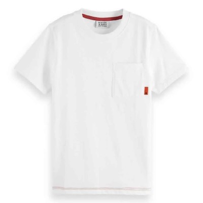 тениска,детски,тениски,scotch,&,soda,179490,regular,fit,t,shirt,white,(white)