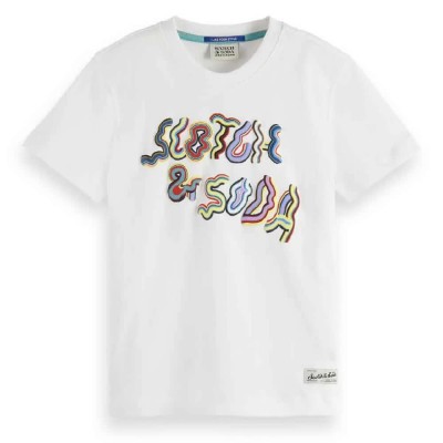 тениска,детски,тениски,scotch,&,soda,179503,relaxed,fit,t,shirt,white