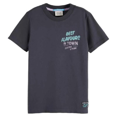 тениска,детски,тениски,scotch,&,soda,179504,regular,fit,t,shirt,washed,black,(black)