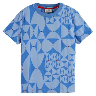 тениска,детски,тениски,scotch,&,soda,180485,relaxed,fit,t,shirt,diamond,lake,blue,(blue)
