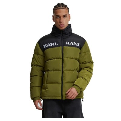 яке,мъжки,якета,дамски,якета,и,палта,karl,kani,retro,essential,puffer,jacket,green,(olive)