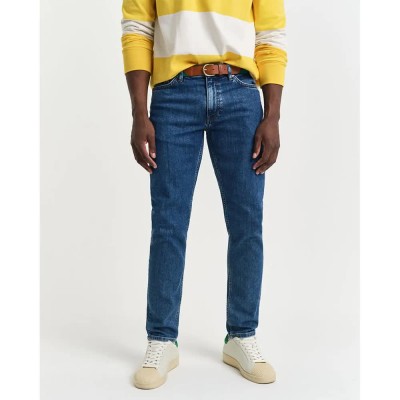 дънки,мъжки,панталони,gant,1000422,jeans,blue