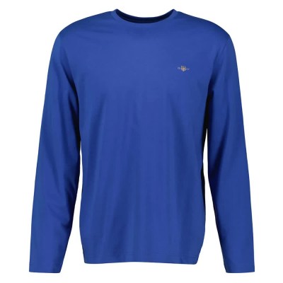 тениска,мъжки,тениски,gant,2004049,long,sleeve,t,shirt,blue,(rich,blue)