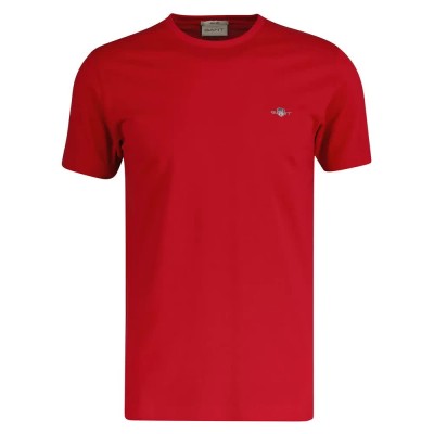 тениска,мъжки,тениски,дамски,тениски,gant,2013033,short,sleeve,t,shirt,red,(ruby,red)