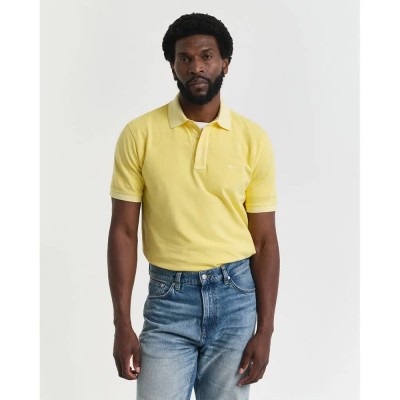 мъжки,блузи,с,яка,gant,2014057,short,sleeve,polo,banana,yellow,(yellow)
