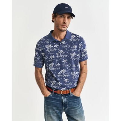 мъжки,блузи,с,яка,gant,2014058,short,sleeve,polo,blue,(dusty,navy)