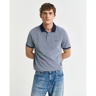мъжки,блузи,с,яка,gant,2057029,short,sleeve,polo,dusty,navy,(grey)