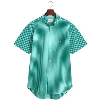 риза,с,къс,ръкав,мъжки,ризи,gant,3000121,short,sleeve,shirt,deep,green,(green)