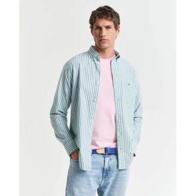 риза,с,дълъг,ръкав,мъжки,ризи,gant,3250028,long,sleeve,shirt,deep,green,(green)