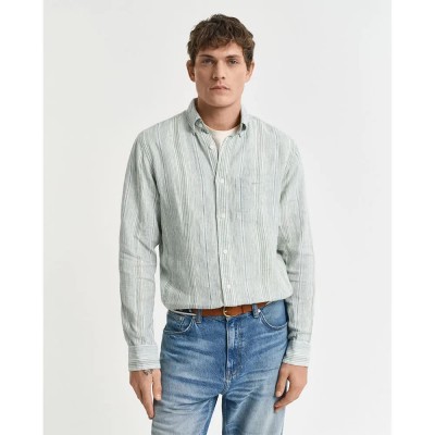 риза,с,дълъг,ръкав,мъжки,ризи,gant,3250045,long,sleeve,shirt,green