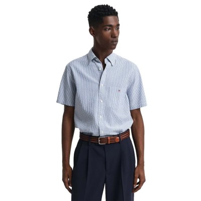 риза,с,къс,ръкав,мъжки,ризи,gant,3250050,short,sleeve,shirt,rich,blue,(blue)
