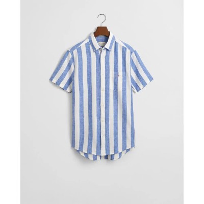 риза,с,къс,ръкав,мъжки,ризи,gant,3250044,short,sleeve,shirt,blue