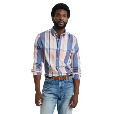 риза,с,дълъг,ръкав,мъжки,ризи,gant,3250067,long,sleeve,shirt,blue