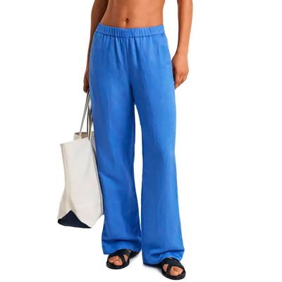 панталони,дамски,панталони,gant,4150348,pants,mediterranean,blue,(blue)