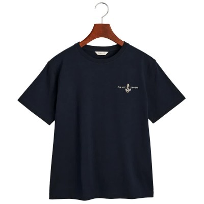 тениска,дамски,тениски,gant,4200573,short,sleeve,t,shirt,blue