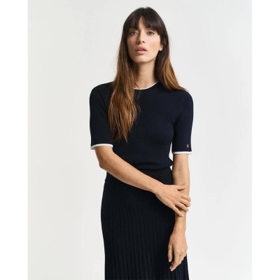 блуза,дамски,пуловери,дамски,плетени,дрехи,gant,4805332,sweater,blue