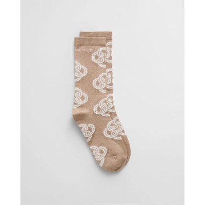 чорапи,дамски,чорапи,gant,4960249,socks,brown,(dry,sand)