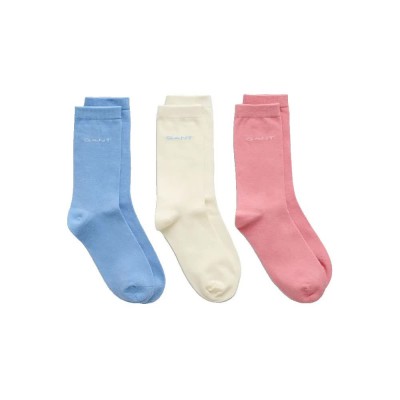 чорапи,дамски,чорапи,gant,4960236,socks,3,pairs,fresh,blue,(multicolor)