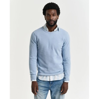 блуза,мъжки,пуловери,gant,8040521,sweater,fresh,blue,(blue)