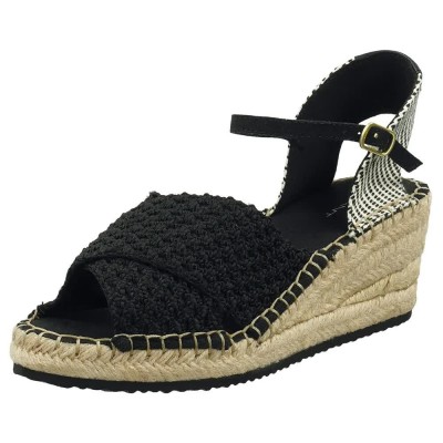 сандали,на,платформа,дамски,сандали,и,чехли,gant,870568950,esparto,wedge,sandals,black,(black)