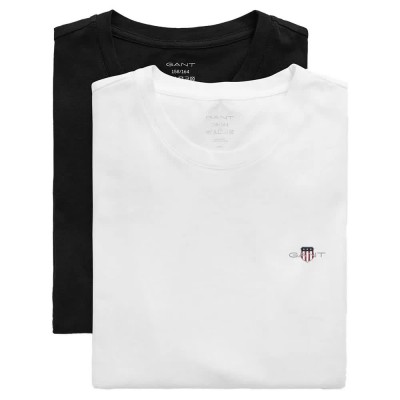 тениска,детски,тениски,gant,900005008,short,sleeve,t,shirt,2,units,black,white,(white,black)