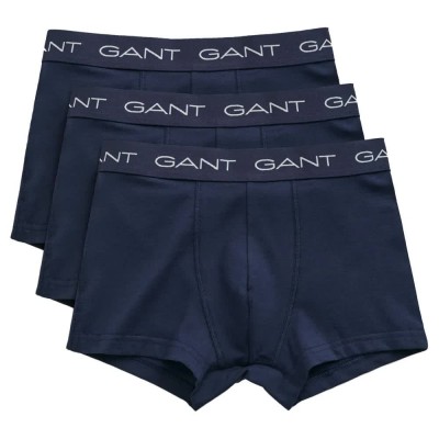 боксерки,детско,бельо,gant,900005003,boxers,3,units,marine,(blue)