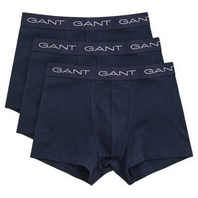 боксерки,мъжко,бельо,gant,900023003,boxers,3,units,marine,(blue)