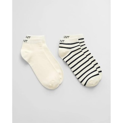 чорапи,мъжки,чорапи,gant,9960351,socks,2,pairs,cream,(white)