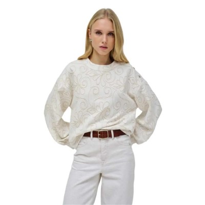 блуза,дамски,блузи,salsa,jeans,21009343,regular,fit,sweatshirt,beige