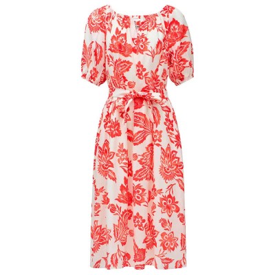 дънки,дамски,поли,и,рокли,salsa,jeans,21009472,dress,medium,red,(white)