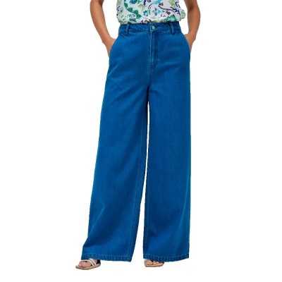 дънки,дамски,панталони,salsa,jeans,21010623,loose,wide,jeans,blue