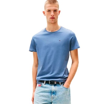 тениска,мъжки,тениски,tommy,jeans,original,regular,fit,crew,short,sleeve,t,shirt,blue,moment,(blue)