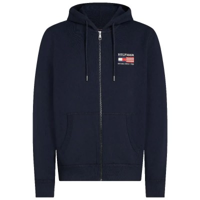 блуза,мъжки,пуловери,tommy,hilfiger,americana,full,zip,sweatshirt,blue