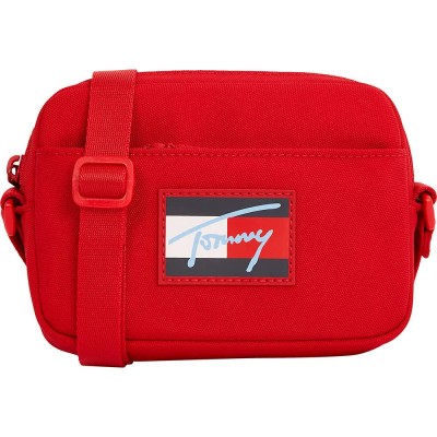 чанти,за,през,рамо,tommy,hilfiger,script,flag,crossbody,red