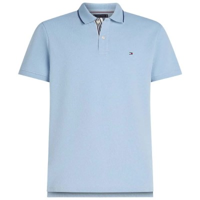 мъжки,блузи,с,яка,tommy,hilfiger,seas,placket,regular,fit,short,sleeve,polo,blue,(cloudy,blue)