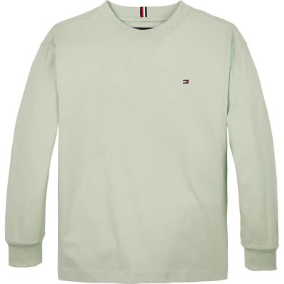 тениска,детски,тениски,tommy,hilfiger,essential,long,sleeve,t,shirt,misty,sage,(green)