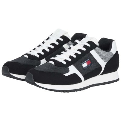 маратонки,мъжки,маратонки,tommy,jeans,runner,casual,trainers,black,(black)