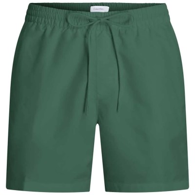 бански,гащета,мъжки,бански,костюми,calvin,klein,core,logo,medium,drawstring,swimming,shorts,wild,green,(green)