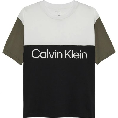 тениска,детски,тениски,calvin,klein,jeans,blocking,short,sleeve,t,shirt,black,(ck,black,dusty,olive,white)