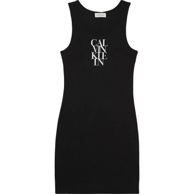 дънки,дамски,поли,и,рокли,calvin,klein,jeans,d1,collection,sleeveless,dress,black