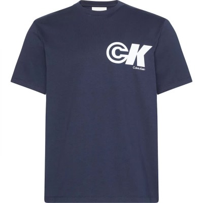 тениска,мъжки,тениски,calvin,klein,jeans,graphic,sport,logo,short,sleeve,t,shirt,dark,sapphire,(blue)