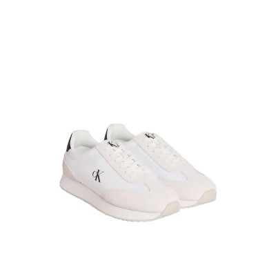 маратонки,мъжки,маратонки,calvin,klein,jeans,hanoi,retro,runner,trainers,white