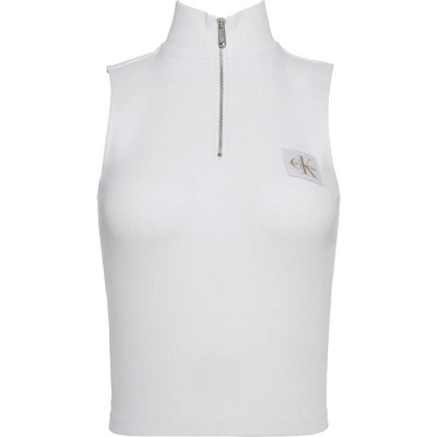 тениска,дамски,тениски,calvin,klein,jeans,lv047c909g,sleeveless,t,shirt,brilliant,white,(white)