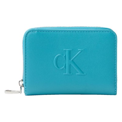 портфейли,и,портмонета,calvin,klein,jeans,standard,impress,wallet,teal,slate,(blue)