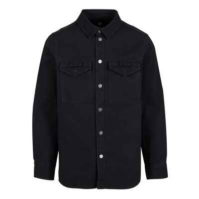риза,с,дълъг,ръкав,мъжки,ризи,brandit,long,sleeve,shirt,black