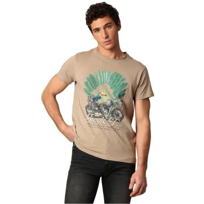 тениска,мъжки,тениски,deeluxe,aventura,short,sleeve,t,shirt,dune,(beige)