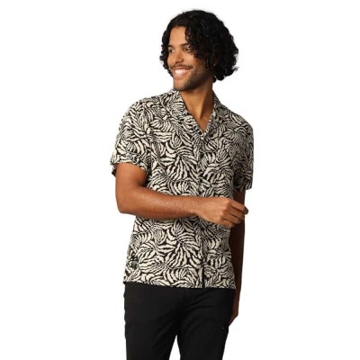 риза,с,къс,ръкав,мъжки,ризи,deeluxe,josias,short,sleeve,shirt,black,(beige,black)
