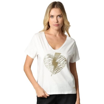 тениска,дамски,тениски,deeluxe,lovers,short,sleeve,t,shirt,white,(off,white)