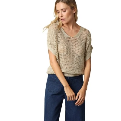 блуза,дамски,пуловери,дамски,плетени,дрехи,deeluxe,luzia,sweater,beige,(light,gold)